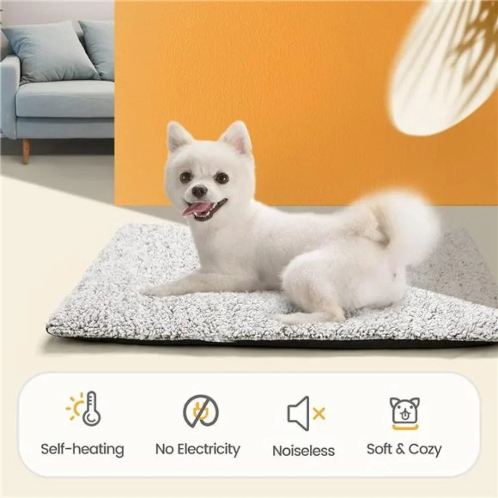 Self Warming Cat Bed Self Heating Cat Dog Mat 24x18 inch Extra Warm Thermal Pad